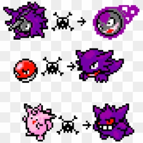 Pokemon Ghost Type Art, HD Png Download - voltorb png