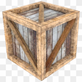 Crate Render - Plywood, HD Png Download - photoshop texture png
