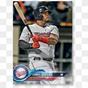 2018 Topps Baseball Series 2 Kennys Vargas Base Poster, HD Png Download - kennys png