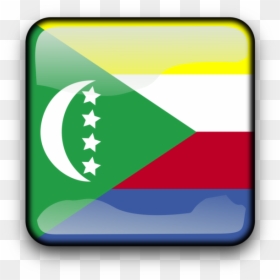 Flag Of The Comoros Flag Of Chad Flag Of Turkey - Yellow White Red Blue Flag, HD Png Download - chad png