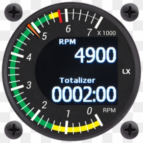 Tacometros Electricos Avion, HD Png Download - rpm png