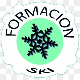 Escuela De Esquí - Black And White Clipart Snowflakes, HD Png Download - escuela png