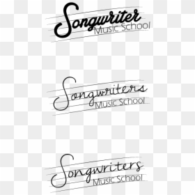 Logo Songwriter´s Escuela De Música - Calligraphy, HD Png Download - escuela png