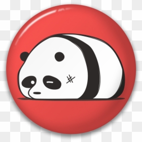 Clip Art Panda Give A Fluff - Cartoon, HD Png Download - red buttons png
