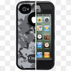 Iphone 4 Case Black, HD Png Download - digital camo png