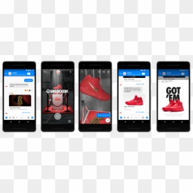 Nike Augmented Reality Facebook, HD Png Download - red facebook png