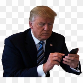 Trump Main - Trump On Cell Phone, HD Png Download - trump smiling png