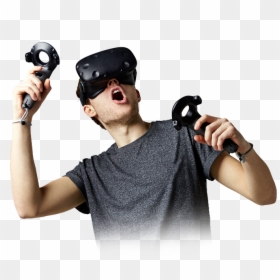 Virtual Reality Headset Htc Vive Oculus Rift Playstation - Vr Png, Transparent Png - htc png