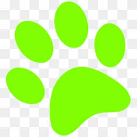Comfy Claws Paw Green Svg Clip Arts - Circle, HD Png Download - paw print .png