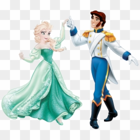 After Going Through A Lot Of Hans And Elsa’s Drawings - Principe Da Princesa Ariel, HD Png Download - frozen una aventura congelada logo png