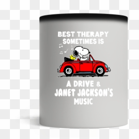 Snoopy Driving A Car, HD Png Download - janet jackson png
