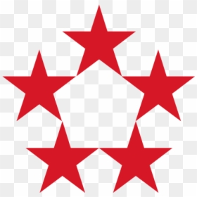 5 Star General Logo, HD Png Download - stars gif png