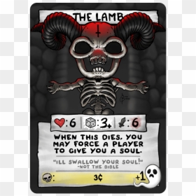 The Lamb - Binding Of Isaac Four Souls Cards, HD Png Download - souls png