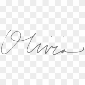 Olivia Larson Signature - Calligraphy, HD Png Download - olivia png