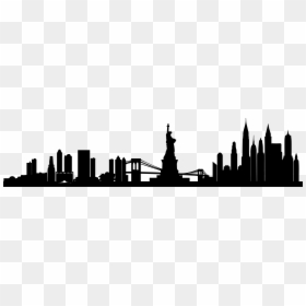 Manhattan Skyline Portable Network Graphics Vector - New York Skyline Png, Transparent Png - manhattan png