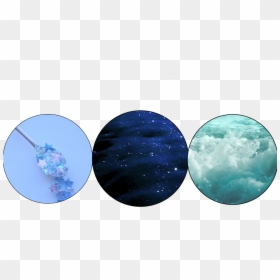 #three #circle #aesthetic #tumblr #pinterest #blue - Aesthetic Png Blue, Transparent Png - tumblr icon circle png
