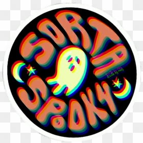 Sorta Spooky Sticker, HD Png Download - spooky.png