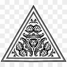 Line Art,triangle,symmetry - All Seeing Eye Transparent, HD Png Download - iv png
