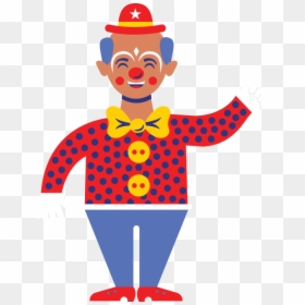Clown Clipart Parade - Cartoon, HD Png Download - parade png