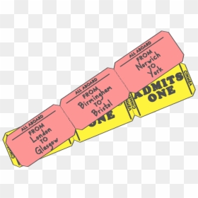Ticket, HD Png Download - train ticket png
