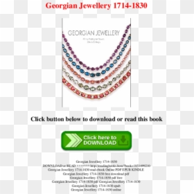 Georgian Jewellery: 1714-1830, HD Png Download - pdf button png