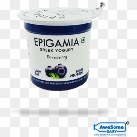 Greek Yogurt,blueberry Yoghurt Online - Blueberry Epigamia Greek Yogurt, HD Png Download - greek yogurt png