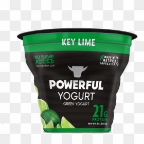 Key Lime Greek Yogurt - Powerful Yogurt, HD Png Download - greek yogurt png