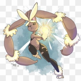 Pokémon Sun And Moon Pokémon Stadium Pokémon Omega - Lopunny Fire Type, HD Png Download - lopunny png