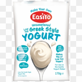 Easiyo Low Fat Greek Yogurt Base - Pudding, HD Png Download - greek yogurt png