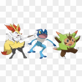 /que Opinions  the More I Look At Chespin"s Evo, I, HD Png Download - froakie png