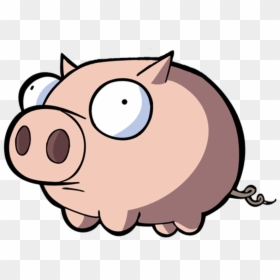Transparent Chuppah Clipart - Invader Zim Pig Png, Png Download - zim png