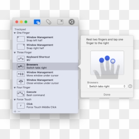 Multitouch Utility Mac, HD Png Download - click finger icon png