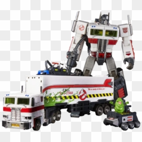 Picture 2 Of - Transformers Ghostbusters Optimus Prime, HD Png Download - optimus prime g1 png