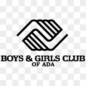 Boys And Girls Club Logo Black, HD Png Download - png text for boys
