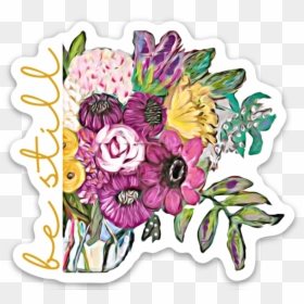 Be Still Die Cut All - African Daisy, HD Png Download - flower sticker design png