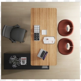 Study Table Top View, HD Png Download - office furniture top view png