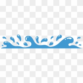 Water Splash Clipart Png, Transparent Png - blue light line png