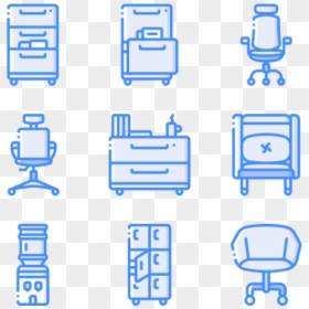 Clip Art, HD Png Download - office furniture top view png