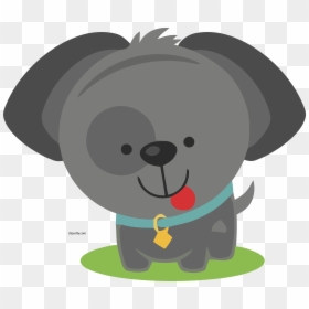 Transparent Gray Clipart - Cute Dog Clipart Png, Png Download - cute dog clipart png