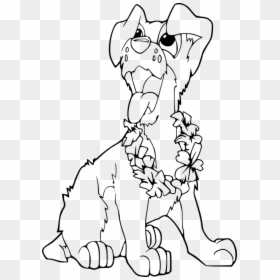 Funny Puppy Coloring Pages, HD Png Download - cute dog clipart png
