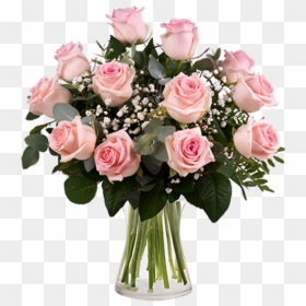 Ramo De Rosas Rosas, HD Png Download - pink roses flowers bouquet png