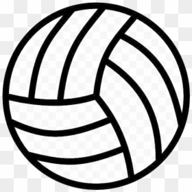 Volleyball Ball Net Line Art Transparent Png - Volleyball Ball Icon Png, Png Download - volleyball ball png
