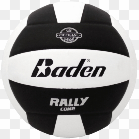 Baden Volleyball White Black, HD Png Download - volleyball ball png