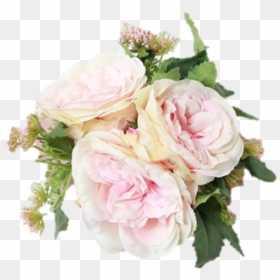 Clip Art Cottage Rose Bouquet In - Bridesmaid Bouquet Mini Rose, HD Png Download - pink roses flowers bouquet png