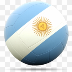 Download Flag Icon Of Argentina At Png Format - Argentina Flag Ball Png, Transparent Png - volleyball ball png