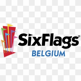 Six Flags Belgium Logo Png Transparent - Six Flags, Png Download - six png