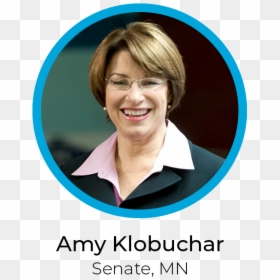 Us Senator Amy Klobuchar, HD Png Download - happy woman face png