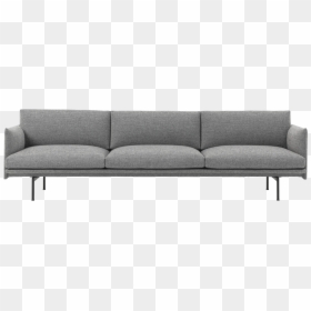 28135 Bed,studio Couch"  Itemprop="image"  Class="center - Muuto Outline 3.5 Seater, HD Png Download - sofa side view png