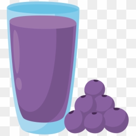 Juice Clipart Grape Juice - Grape Juice Clipart, HD Png Download - fruit juices png