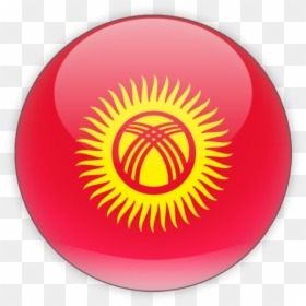 Download Flag Icon Of Kyrgyzstan At Png Format - Kyrgyzstan Flag Round Icon, Transparent Png - round fire png